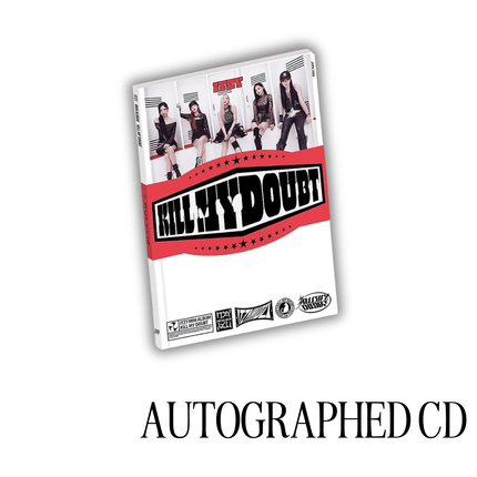 itzy kill my doubt signed; itzy kill my doubt autographed; signed itzy album; Autographed itzy album