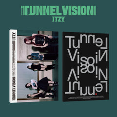 itzy tunnel vision album | ITZY Tunnel Vision A & B versions, itzy tunnel vision, itzy tunnel vision photobook, itzy tunnel vision album, itzy tunnel vision inclusions, itzy tunnel vision ver a, itzy tunnel vision ver b, itzy tunnel vision release, itzy tunnel vision tracklist, ITZY TUNNEL VISION 11th Mini Album Photobook Version A blue cover with CD, photobook, photocards, Focus card, polaroid, and inclusions display