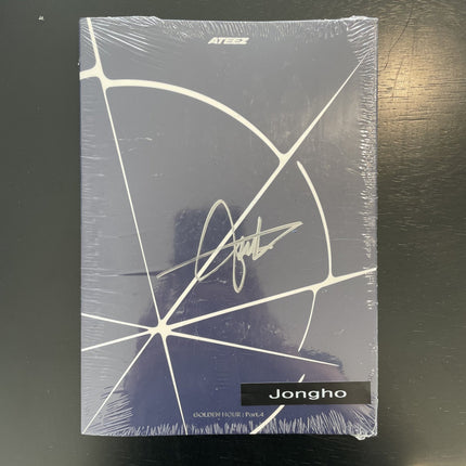 Ateez Golden Hour Part 4 Autographed CD Photobook Version JONGHO