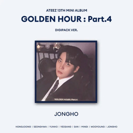 ateez golden hour part 4 digipack version member jongho
