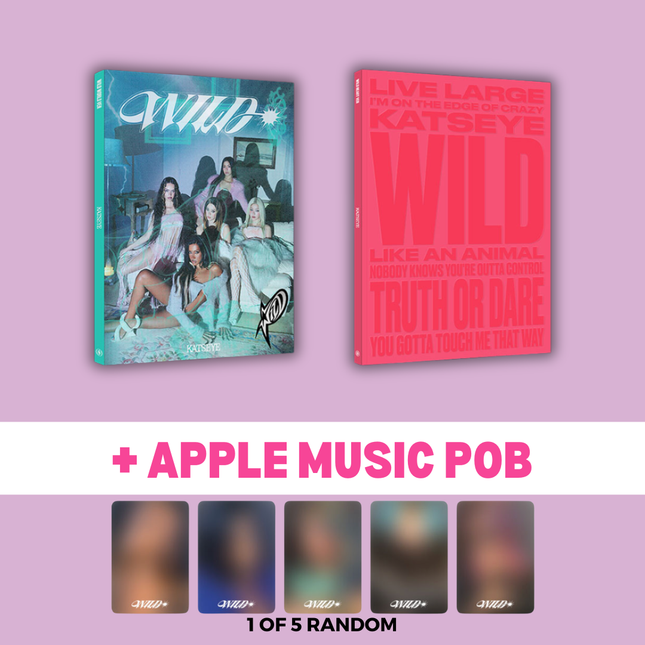 Katseye WIld the 3rd EP photobook version apple music Pre order benefit POB