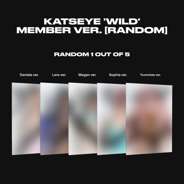 Katseye Wild 1st EP Member Version Pre-Order