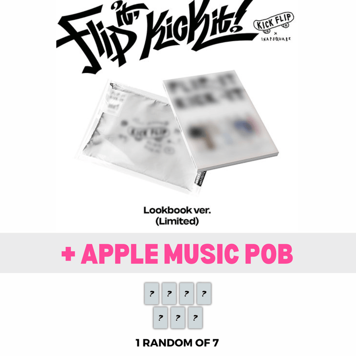 KickFlip - [My First Flip] (MAKE A WISH Ver.) Photobook + Good Luck Card + Love Postcard + Index Sticker + Photocard + Gift