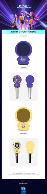 kpop demon hunters official light stick hoodie