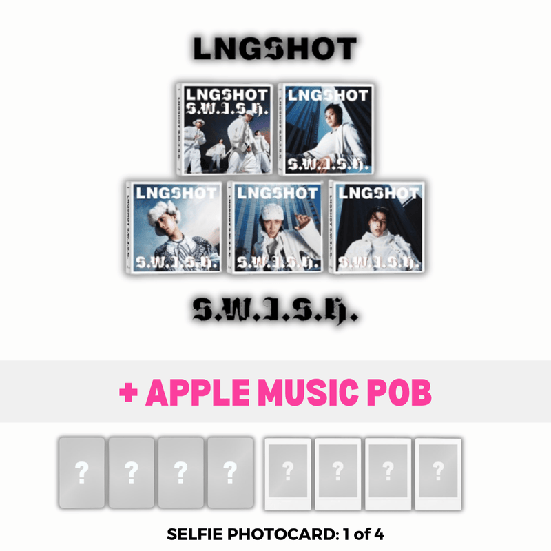 [PRE-ORDER] LNGSHOT - 2nd EP S.W.I.S.H. [Standard Ver] + POB