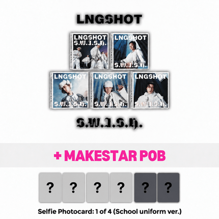 [PRE-ORDER] LNGSHOT - 2nd EP S.W.I.S.H. [Standard Ver] + POB
