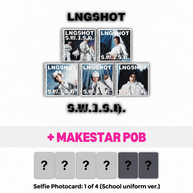 [PRE-ORDER] LNGSHOT - 2nd EP S.W.I.S.H. [Standard Ver] + POB