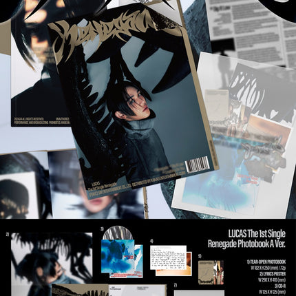 LUCAS 1st Single Album - Renegade [Photobook Ver]