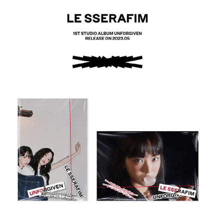 LE SSERAFIM - 1st Album UNFORGIVEN [All Ver.]