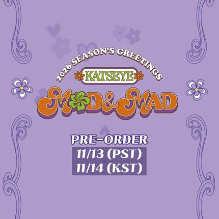 [PRE-ORDER] KATSEYE 2026 Season's Greetings ‘MOD & MAD’