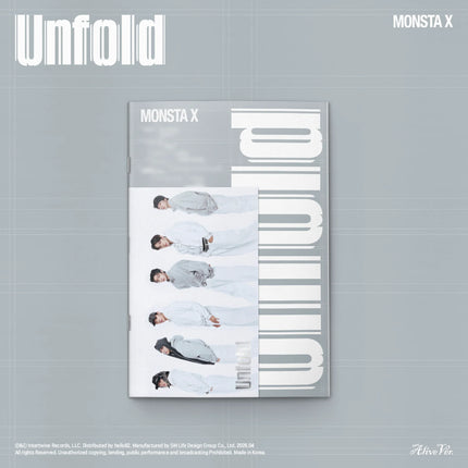 Monsta X Unfold Photobook Version Autographed CD Signed Alive Version