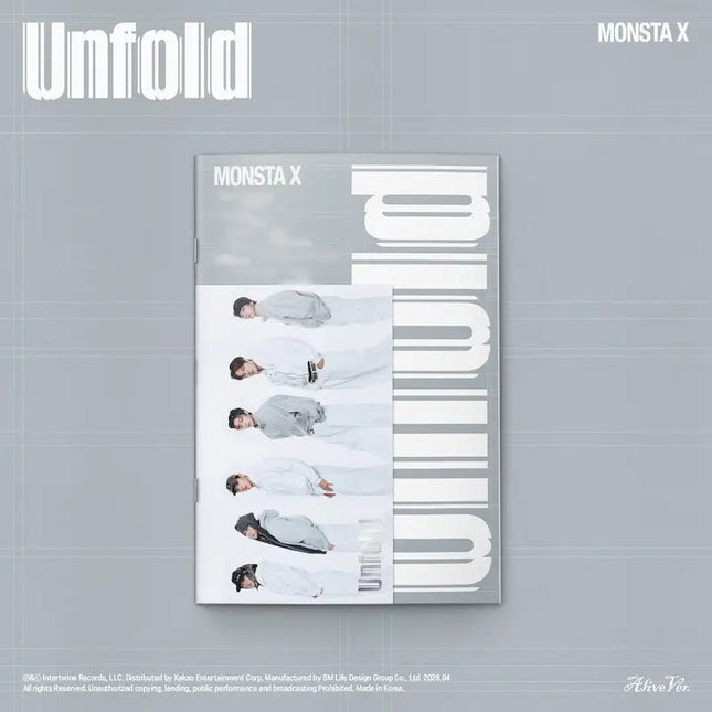 Monta X 3rd full album unfold photobook version Alive Version
