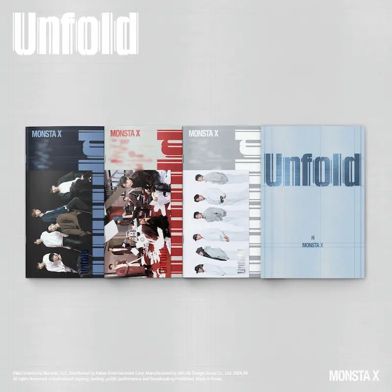 MONSTA X - 3rd English Album UNFOLD [Photobook Ver.]