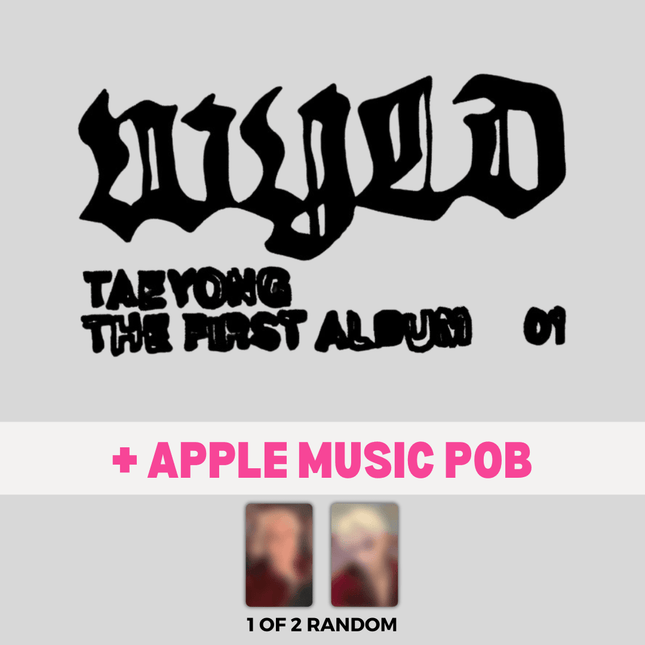 NCT Taeyong 1st Full Album Wyld Jewel Case Version Pre-Order preview Apple Music POB