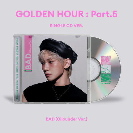 Ateez Single CD BAD  Ollounder Version