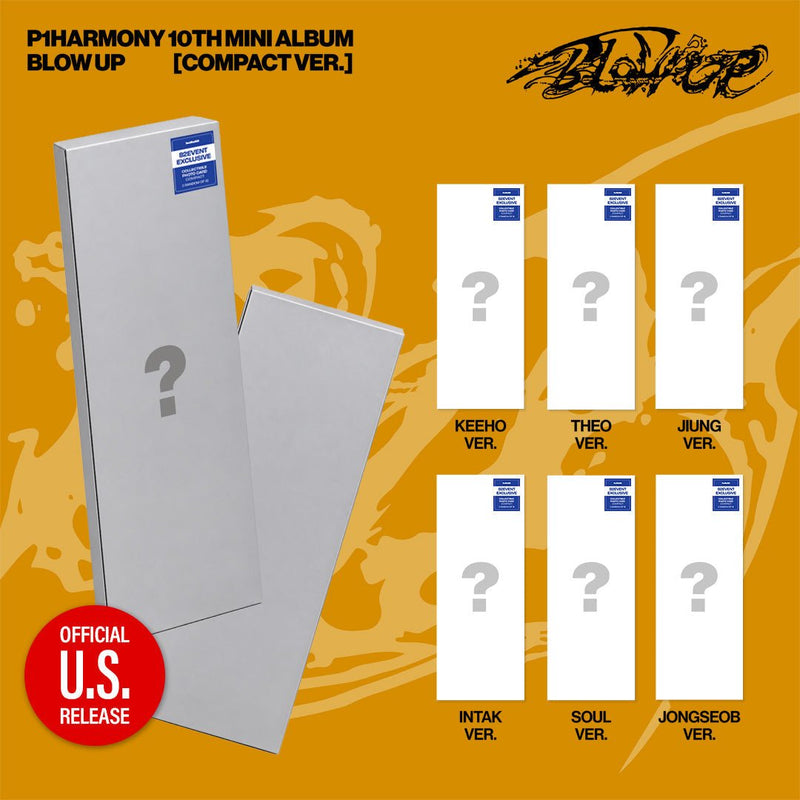 [PRE-ORDER] P1Harmony - 10th Mini Album BLOW UP [Member Compact Ver.] [82EVENT Excl.]