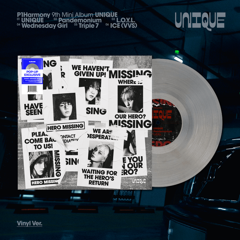 P1Harmony - 9th Mini Album UNIQUE [Vinyl] [POP-UP Excl.]