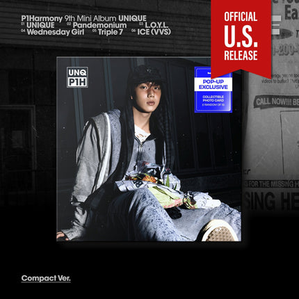 P1Harmony UNIQUE Member Digipack, P1Harmony UNIQUE Member Ver pre-order, P1Harmony UNIQUE digipack USA, P1Harmony 9th mini album member version, P1Harmony UNIQUE bias version, P1Harmony 2026 comeback pre-order, Intak