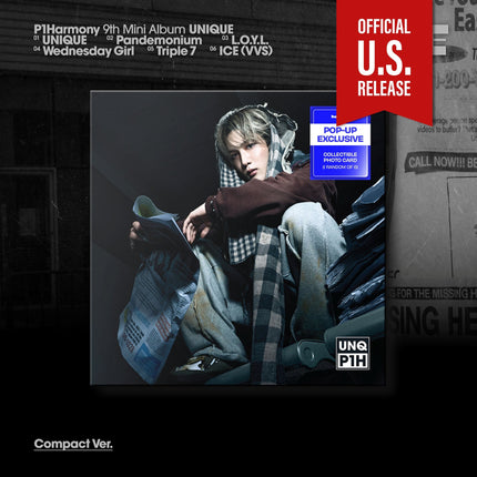 P1Harmony UNIQUE Member Digipack, P1Harmony UNIQUE Member Ver pre-order, P1Harmony UNIQUE digipack USA, P1Harmony 9th mini album member version, P1Harmony UNIQUE bias version, P1Harmony 2026 comeback pre-order, Soul