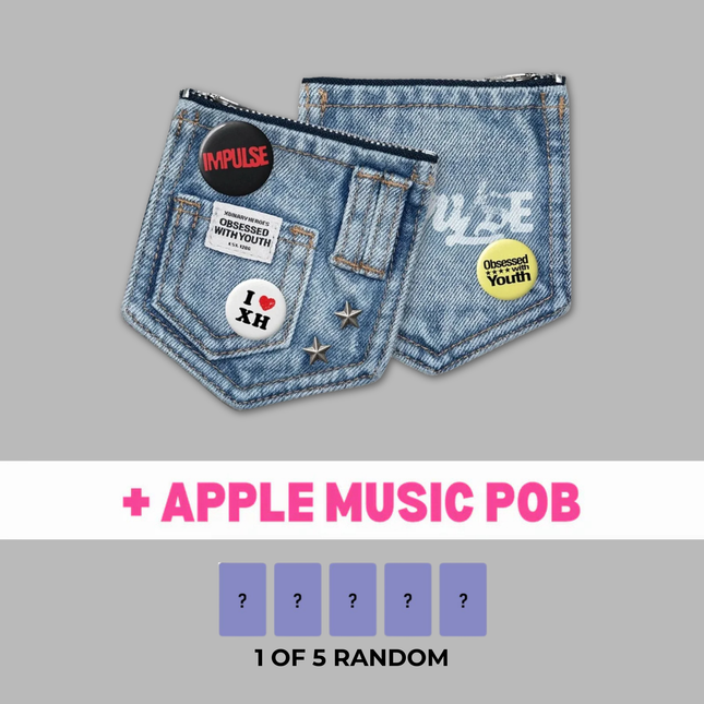 [PRE-ORDER] Xdinary Heroes IMPULSE Denim Pouch + POB