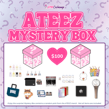 Ateez Mystery Box $100