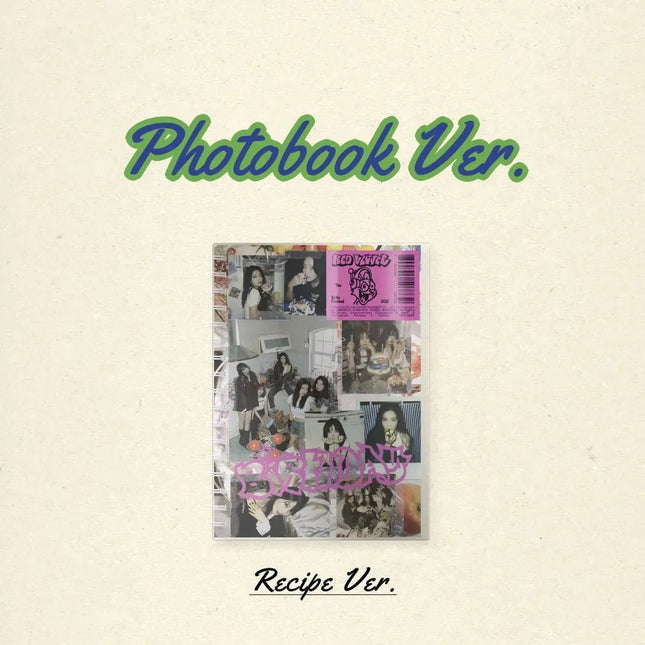 Red Velvet 11th Mini Album the reve festival 2022 birthday photobook version Recipe Version