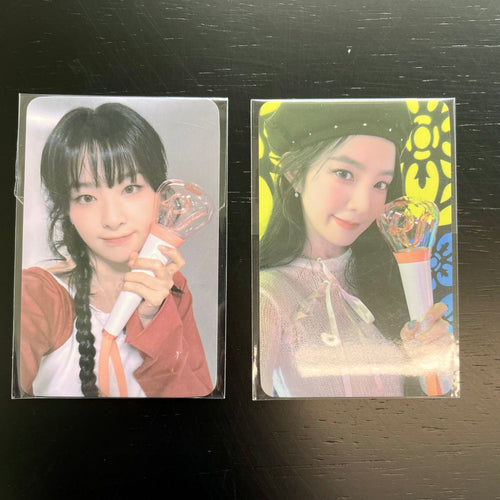 red velvet lightstick photocards