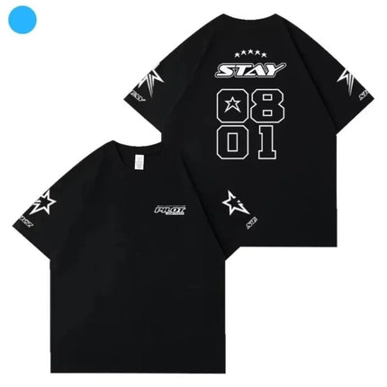 Stray Kids T Shirt 3RD FM Pilot For 5 Star Same T-shirt