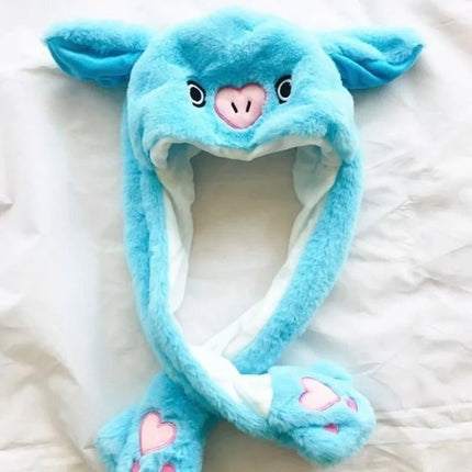 BTS BT21 Plush Hat Ear Protection Scarf