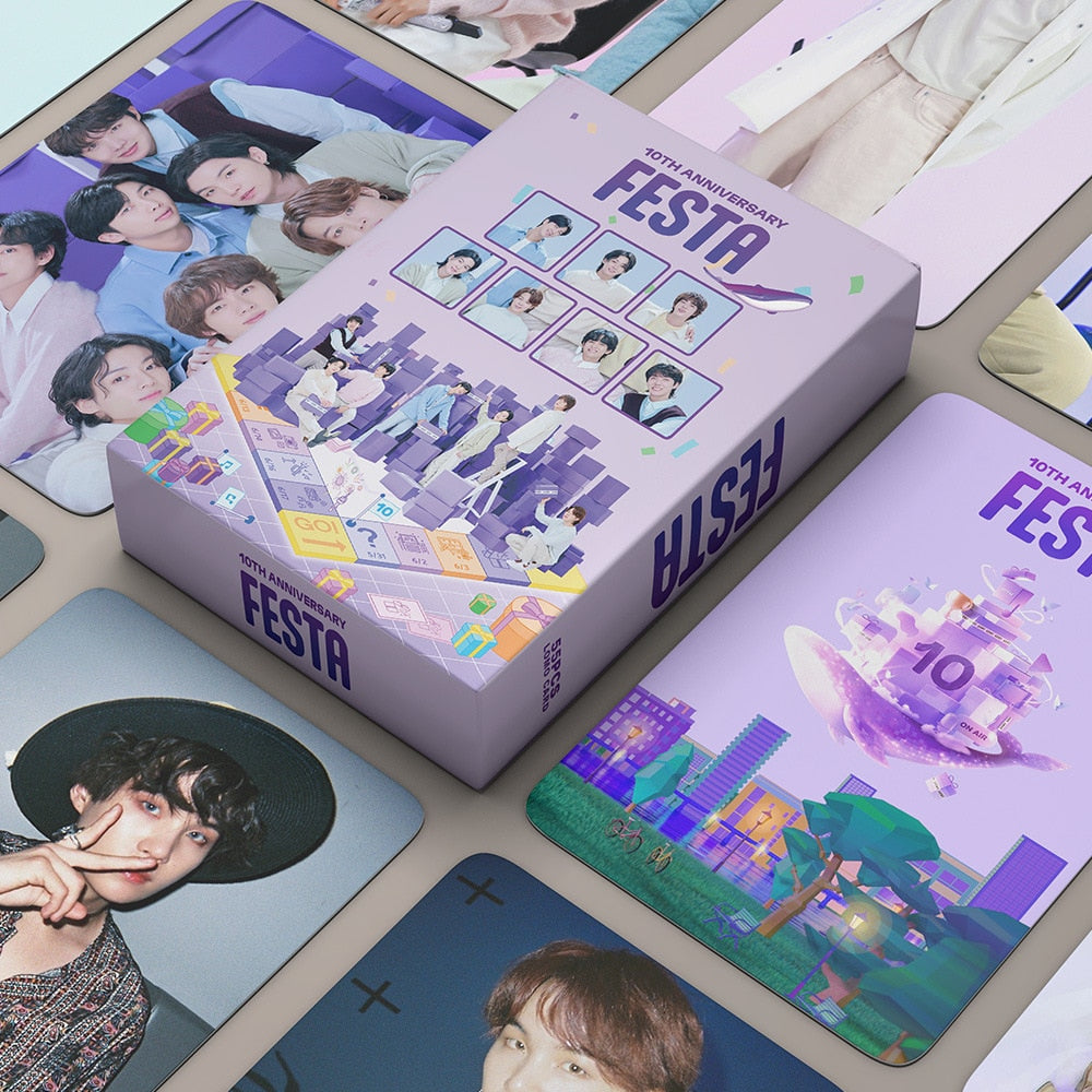 BTS 10th FESTA Anniversary Photo Cards