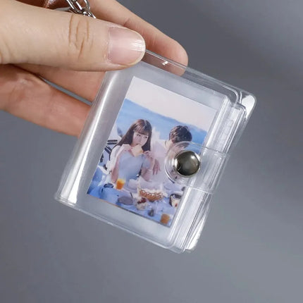 KPOP Transparent Mini Small Photo Keyring