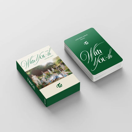 TWICE With You-th New Green Version Photo Cards (55 Cards)