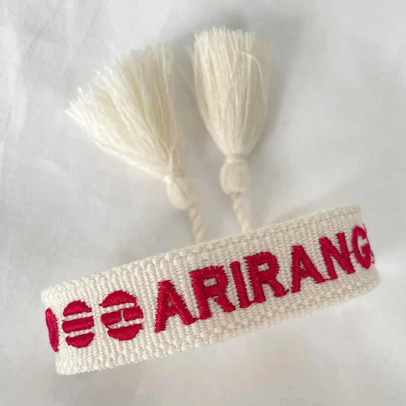 BTS ARIRANG Woven Tassel Bracelet