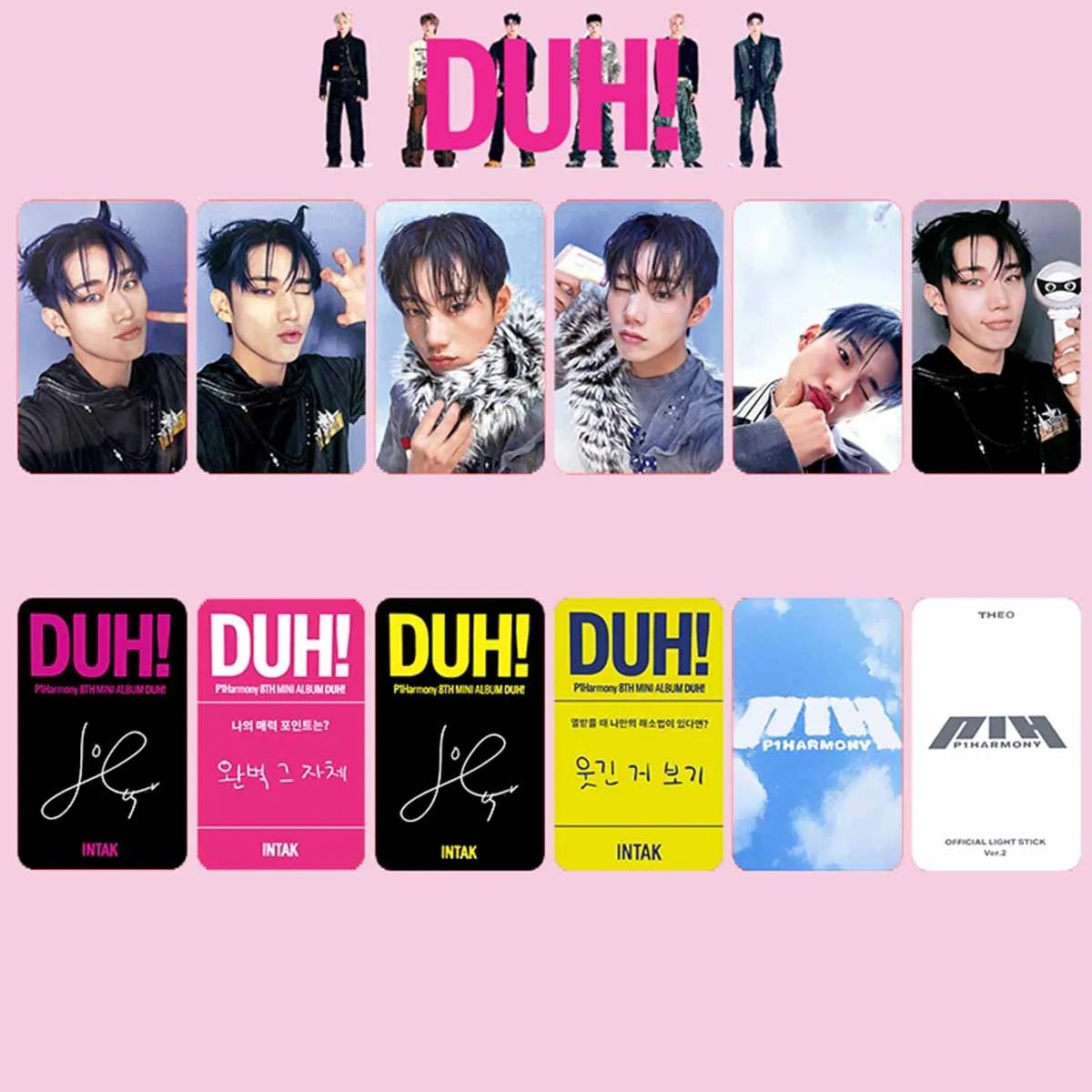 P1HARMONY DUH Album Photocards 6Pcs/Set – Kpop Exchange P1HARMONY DUH Album Photocards 6Pcs/Set – Kpop Exchange