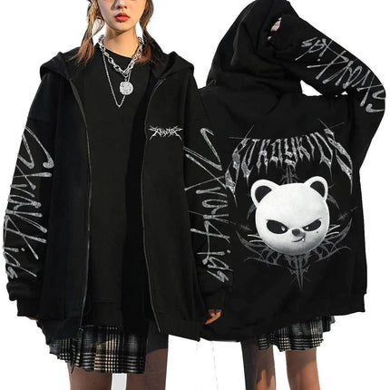 straykids merch SKZOO EVIL zip up hoodie