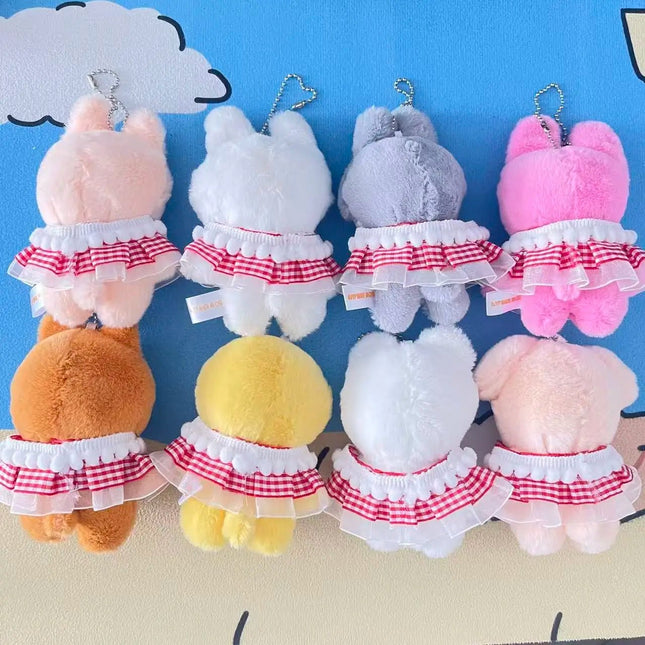 Stray Kids SKZOO Red Grid Dress Plush Doll