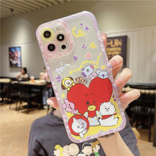 Load image into Gallery viewer, BTS BT21 Character Clear iPhone Case