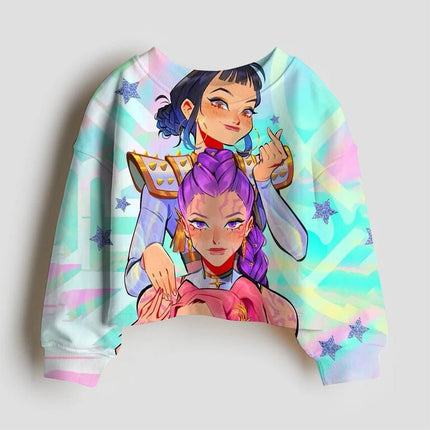 Kpop Demon Hunter HUNTRIX Hoodies for Kids