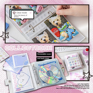 KPOP Retro CD Photocards Collect Book Binder