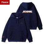 Fleece-lined pullover-navy blue