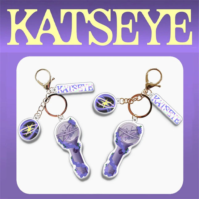 KATSEYE Lightstick Keychain 3pcs/Set
