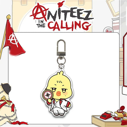 ateez merch aniteez in the calling keychain