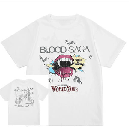 ENHYPEN 2026 BLOOD SAGA WORLD TOUR SHIRT [FANMADE]