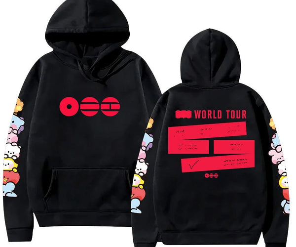 BTS Arirang Album Tour Graphic Print Hoodie – Kpop Exchange