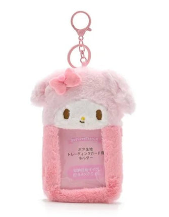 Sanrio Kawaii Plush Photocard Holder Keychain