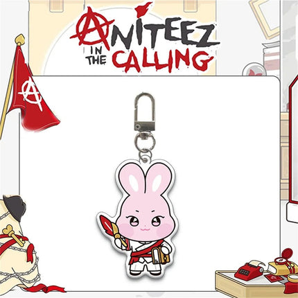 ateez keychain aniteez