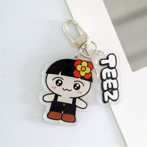 ATEEZ Teez-MON Acrylic Pendant Keychain