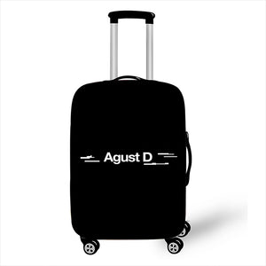 BTS Agust D Print Luggage Trolley Cover