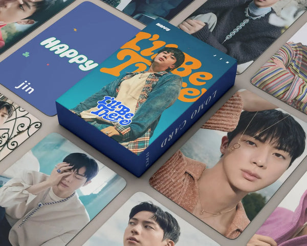 BTS JIN HAPPY Photocards (55 cards) – Kpop Exchange BTS JIN HAPPY Photocards (55 cards) – Kpop Exchange