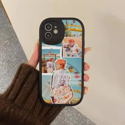 ATEEZ Hard Leather Case for iPhone